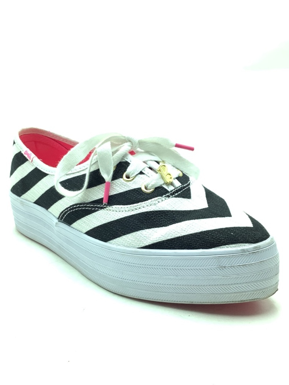 Keds x Barbie Stripe Print Sneakers Size: 7